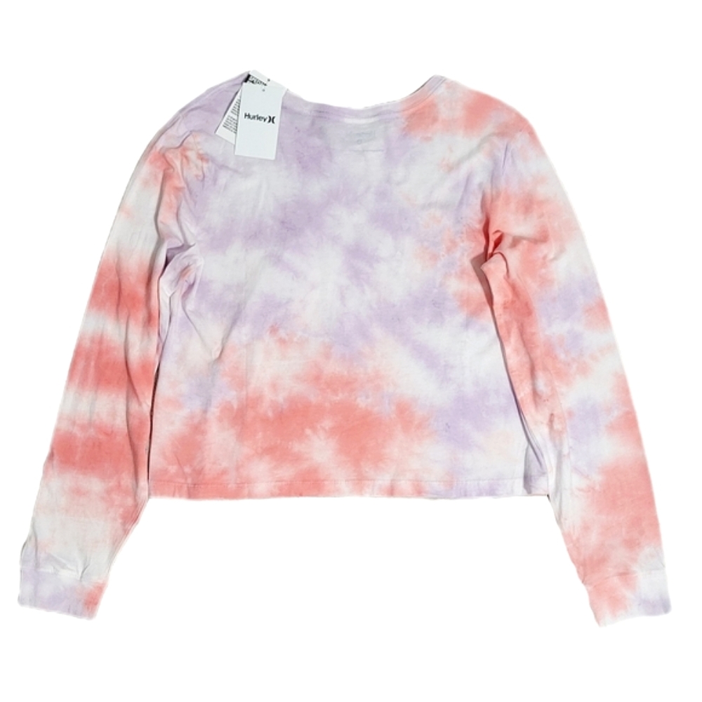 Hurley tie-dye long-sleeve tie-dye shirt, new with tag; size medium - Picture 4 of 6